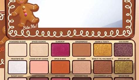 Too Faced Gingerbread Spice Mini Eyeshadow Palette Reviews