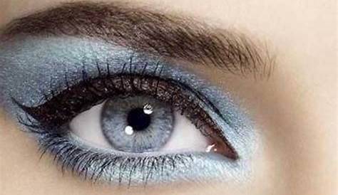 Maquillage pour les yeux gris bleus Maquillage yeux
