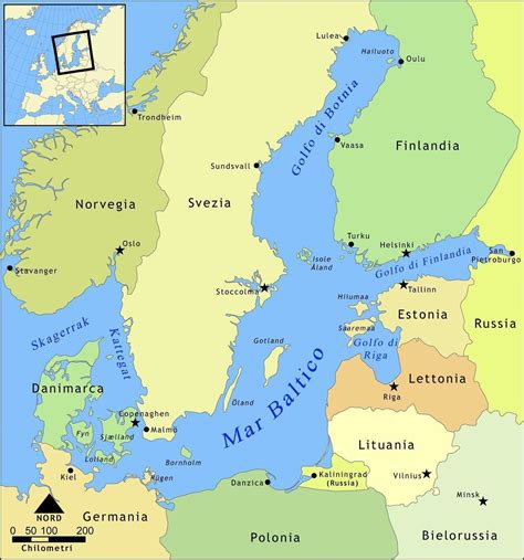 mar baltico e mar nero