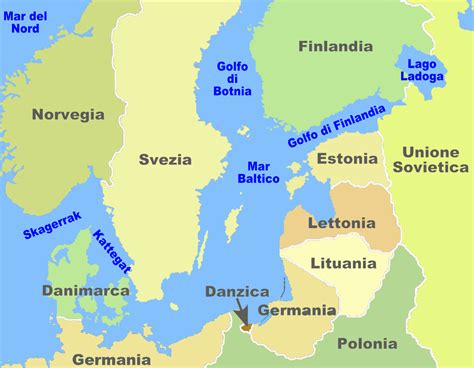 mar baltico e mare del nord