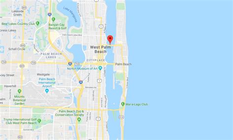 Mar Lago Florida Map