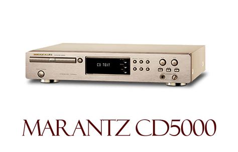 Marantz Cd 5000 Cd Player Review