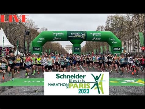 marathon de paris 2023 live