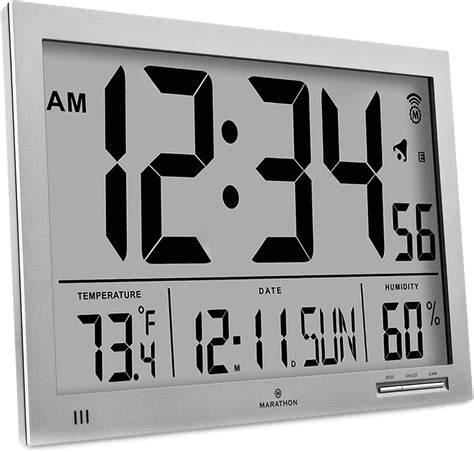 marathon digital wall clock