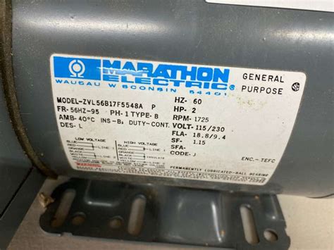 marathon motor model number lookup