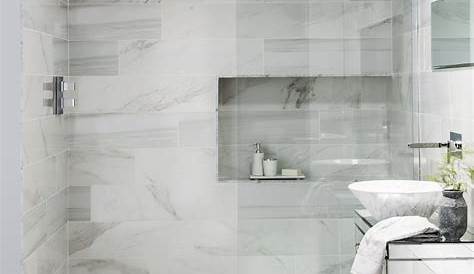 Polished Carrara Marble Effect Wall Tiles 30x60 | Eurotiles and Bathrooms