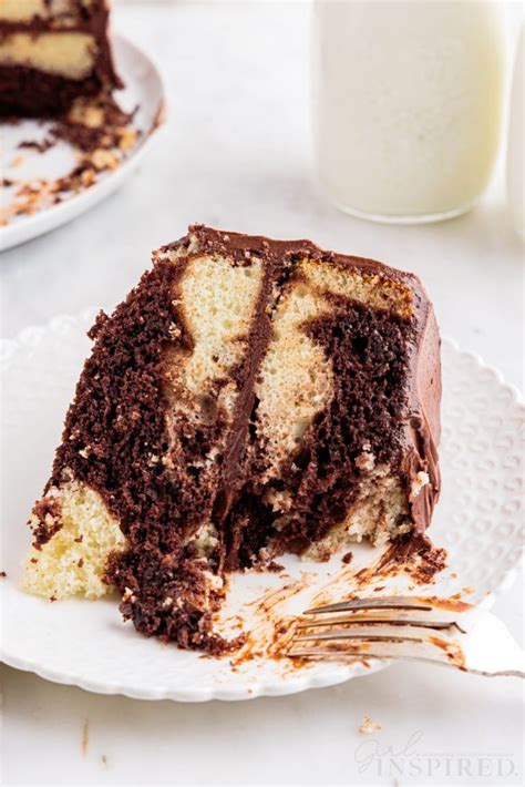 Marble Cake Using Cake Mix