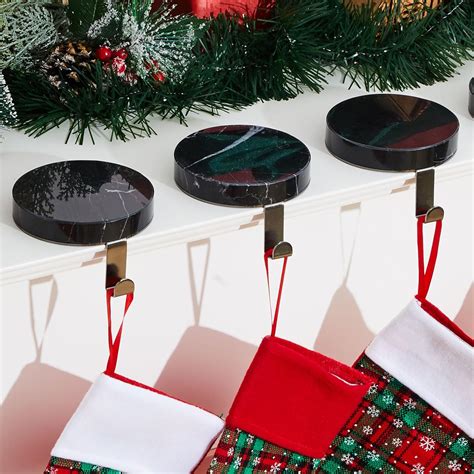 Marble Christmas Stocking Holders