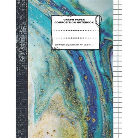Marble Composition Notebooks With Graph Paper