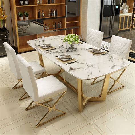 Marble Dining Table Top Design