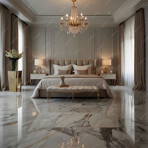 Marble Floor Bedroom