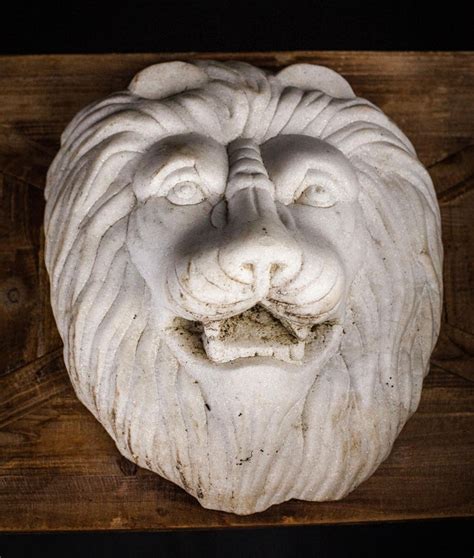 Marble Lion Head