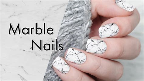 marble nail designs simple