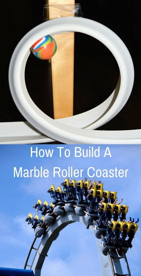 marble roller coaster science fair project