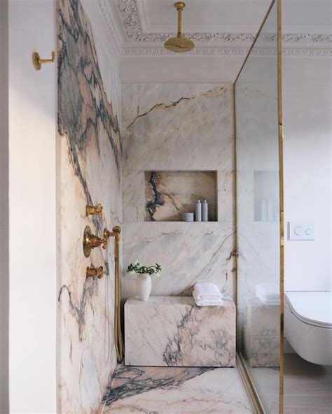 Marble Shower Look