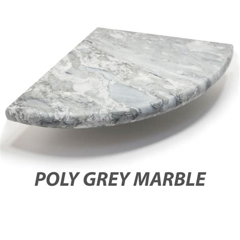 Marble Shower Shelf Gray
