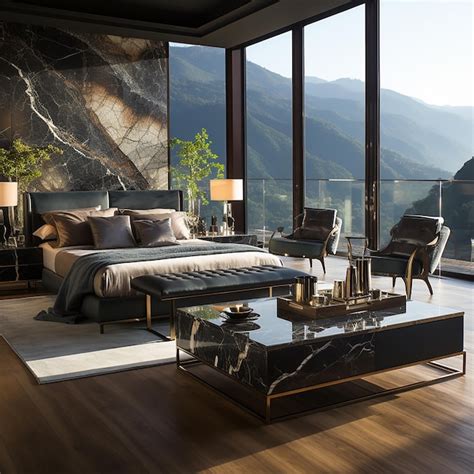 Marble Themed Bedroom