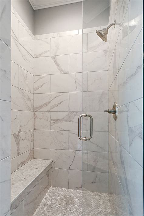 Marble Tile In Shower Wall