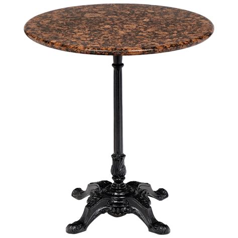 marble top bistro table