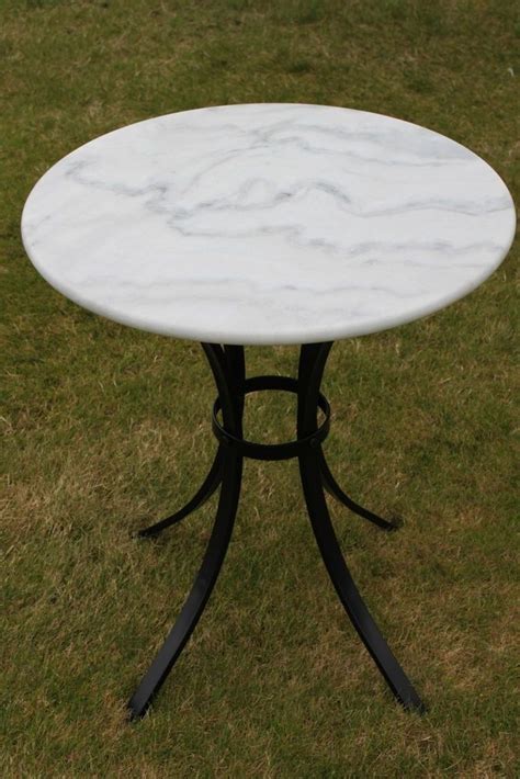 marble top bistro table outdoor