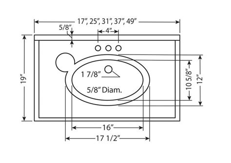 Marble Vanity Top Dimensions