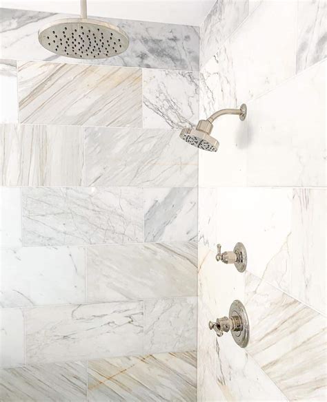 Marble Waterfall Shower Head