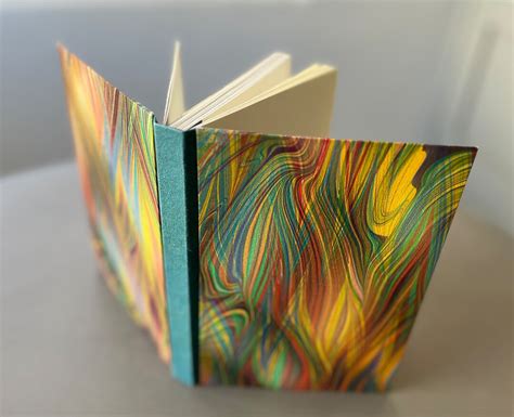 Marbled Paper Book Binding