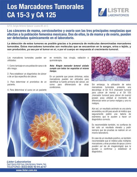 marcadores tumorales de mama pdf
