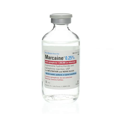 marcaine 0.5% ndc