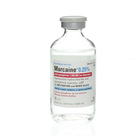 marcaine 0.5% with epi