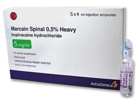 marcaine spinal heavy sdk