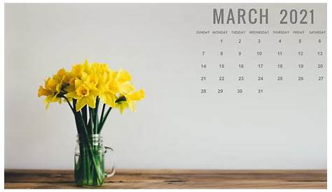 March 2021 Calendar Wallpapers - Top Free March 2021 Calendar