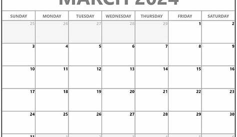 March 2023 Calendar Template - Printable Calendar 2023