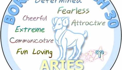 March 30 Zodiac Horoscope Birthday Personality