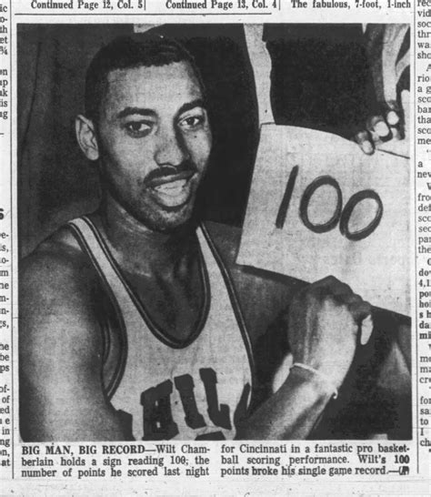 march 2 1962 wilt chamberlain