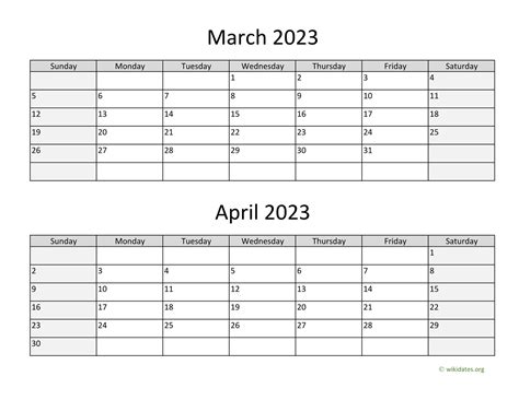 march 2023 april 2023