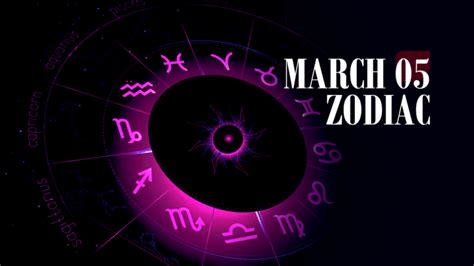 March 5th Horoscope