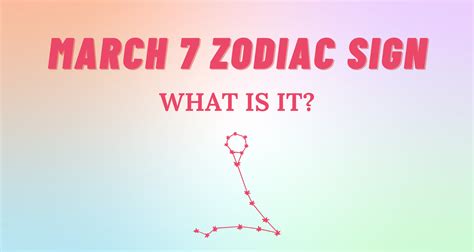 March 7th Horoscope