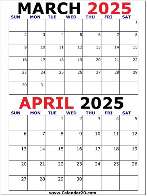 March April 2025