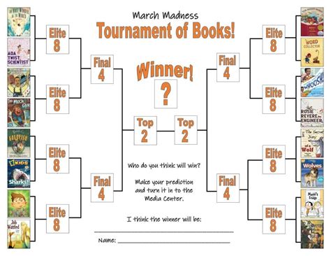 March Madness Book Bracket