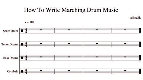 Marching Drum Music Maker
