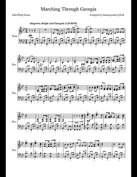 Marching Through Georgia Midi