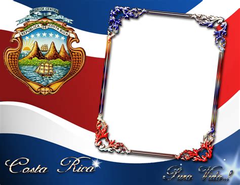 marco de bandera de costa rica