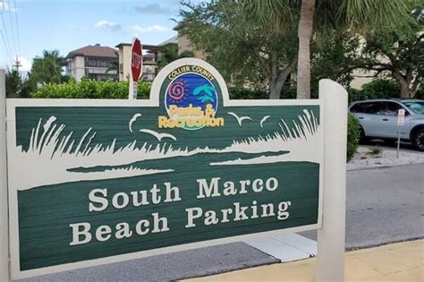 marco island south beach and public parking