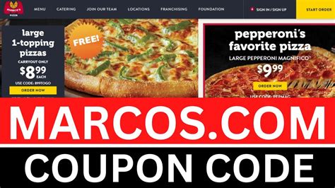 marcos free delivery promo code