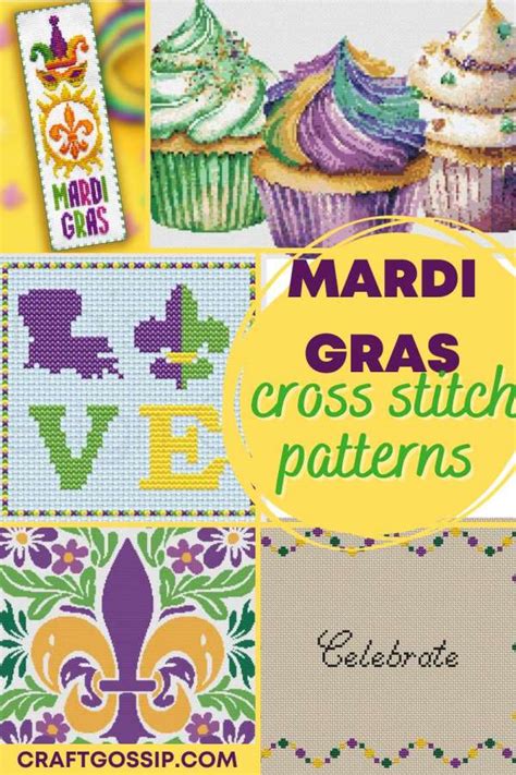 Mardi Gras Cross Stitch Patterns