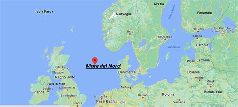 mare del nord mappa