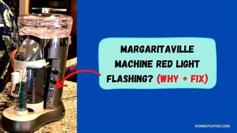 Margaritaville Machine Flashing Red