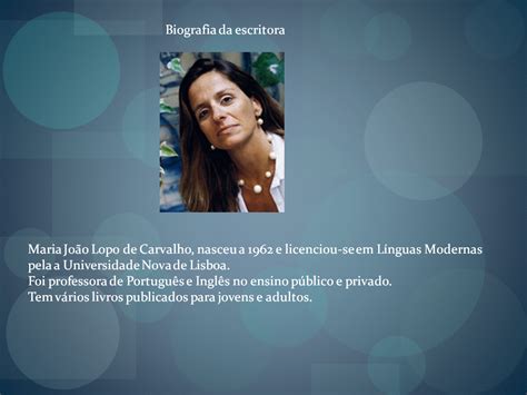 maria joão lopo de carvalho biografia