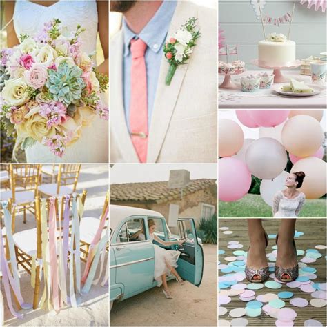 Les plus belles inspirations pour votre mariage thème pastel